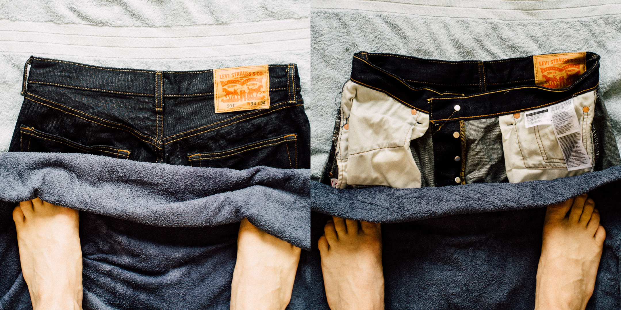 how to size levis 501 shrink to fit